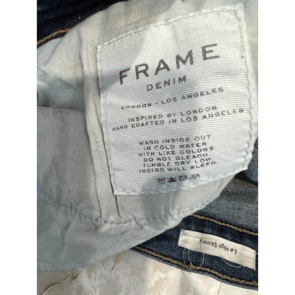 Frame  denim Le High‎ skinny jeans rips women  size 30 - Picture 5 of 7